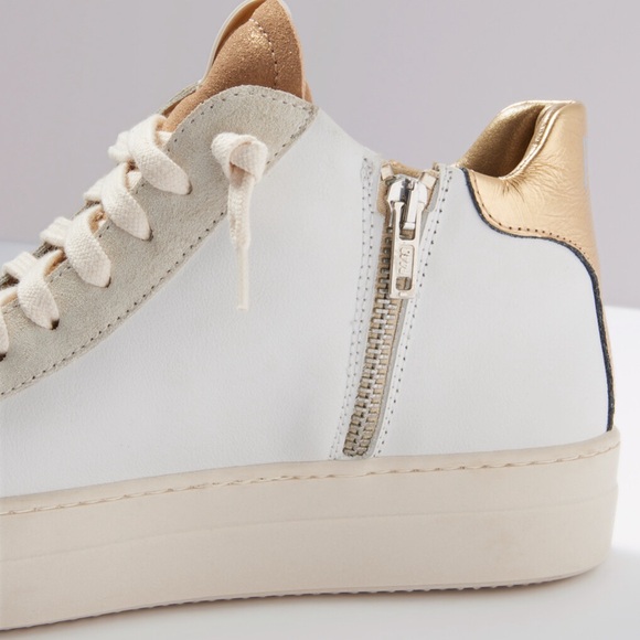P448 Theamid Hightop Sneaker Color: Millenium/Ivory Size:EU 40 / US 9.5-10 - Picture 11 of 16